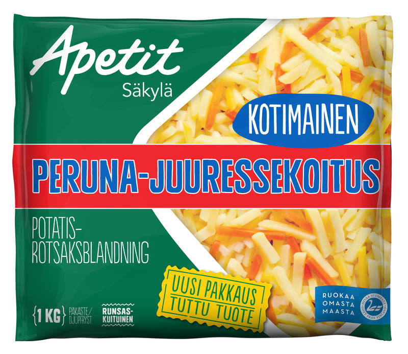 Apetit Kotimainen peruna-juuressekoitus 1 kg